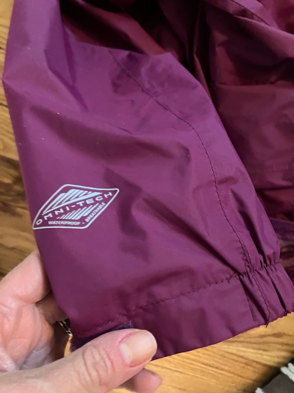 Columbia women’s burgundy plum waterproof rain jacket coat M SALE - Picture 9 of 9
